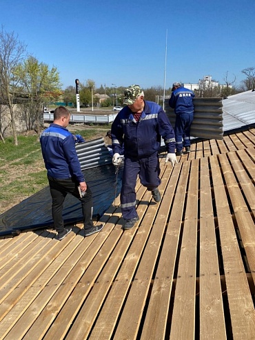 Капитальный ремонт склада  для хранения зерна